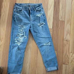 American Eagle Outfitters Light Blue Boyfriend Jeans